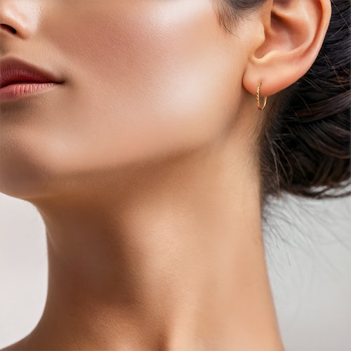 Kolczyki koła SAVICKI: złote